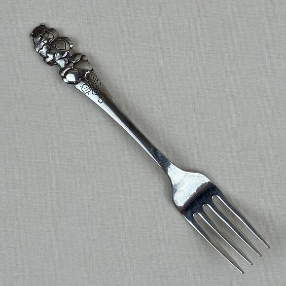 Care Bears Tenderheart Oneida 1984 American Greetings Fork Vintage Collectible - Picture 1 of 13